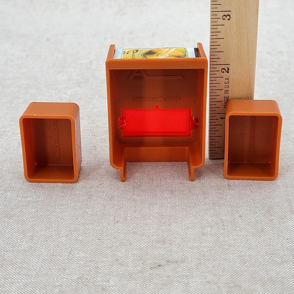 VTG Arco Toys Dollhouse Living Room Furniture TV Stereo Speakers Record Player